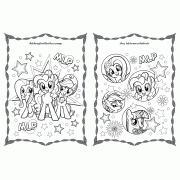 MY LITTLE PONY สมุดภาพระบายสีและเกมแสนสนุก Friendship Blooms! 